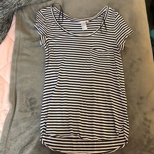 Striped short sleeve